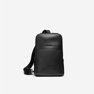 Cole Haan Triboro Sling Bag Black Leather Men's Bag